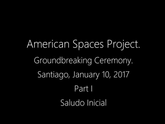 Groundbreaking. Part I. Saludos