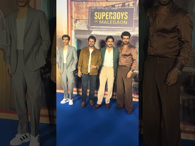 Celebs at the trailer launch if Superboys of Malegaon 🖤😍🔥