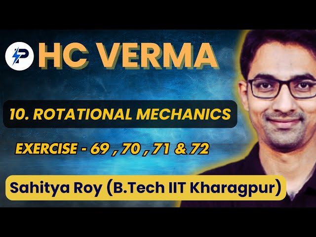 Rotational Mechanics Lecture 20/26 II Chapter 10 II HC Verma Series II Sahitya Roy BTech-IITKGP