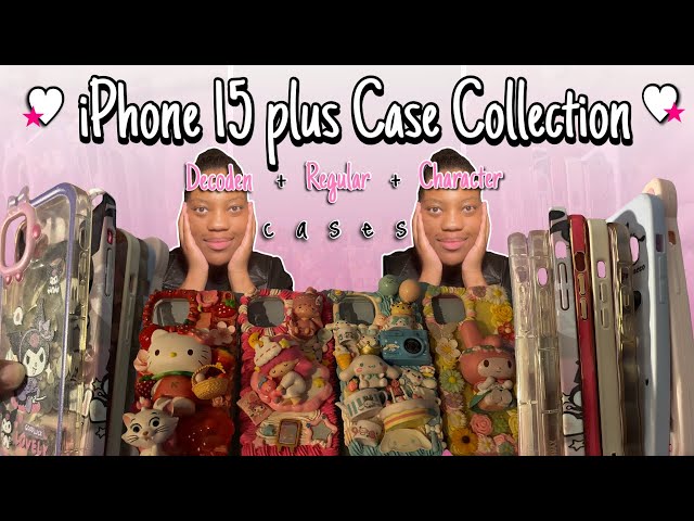 ✨🩷CUTE AND CUSTOM IPHONE 15 PLUS CASE COLLECTION🩷✨