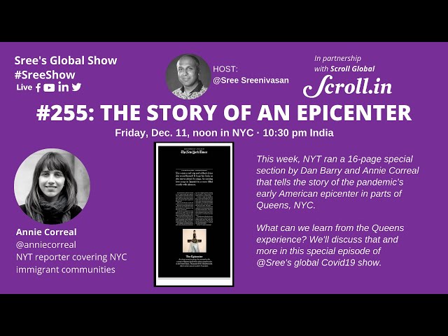 The story of an epicenter!  Episode #255 of @Sree's global show #sreeshow