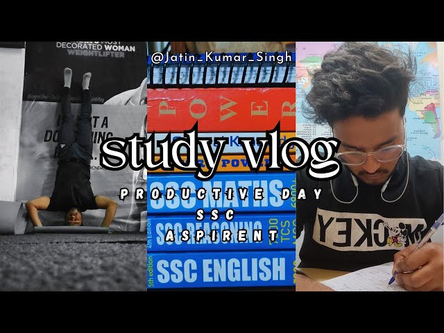 ssc study vlog |📚ssc cgl aspirants life |8 hour study plan| Study Routine| |Upsc aspirant life |#ssc