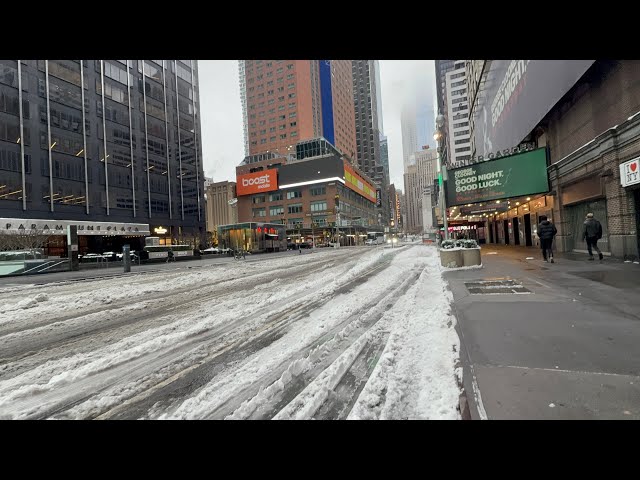 New York City: Manhattan After Snow