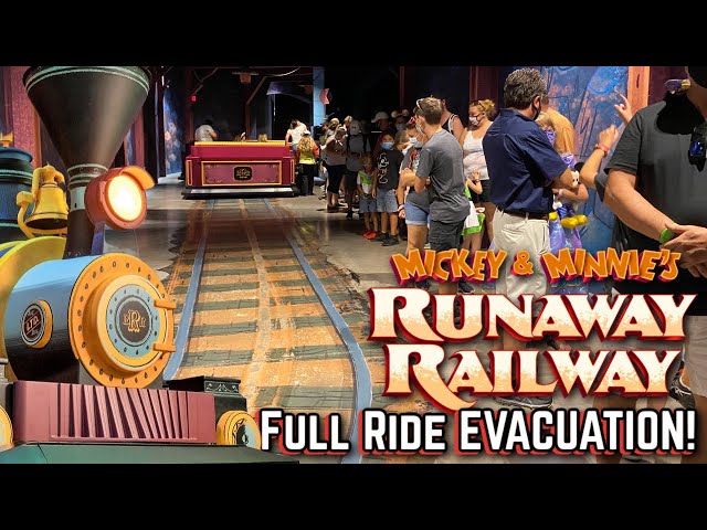 Getting Evacuated Off Of Mickey & Minnies Runaway Railway! Disney World Ride Evacuation!