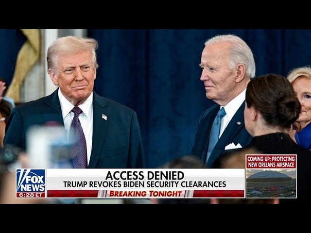 BREAKING NEWS | Agent Orange Revokes Pres. Biden Security Clearance