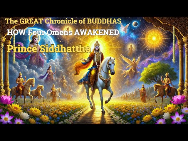 How Four Omens Guided Prince Siddhartha Towards Awakening, Buddhist history, Buddhist story.