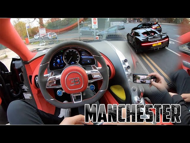 POV DRIVE in my BUGATTI CHIRON through MANCHESTER!