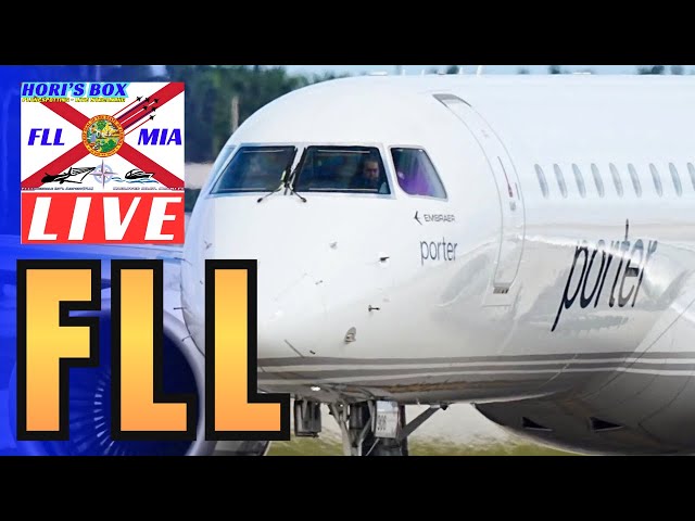 🔴 LIVE | FLL Plane Spotting  | Fort Lauderdale-Hollywood International Airport | February 9, 2025