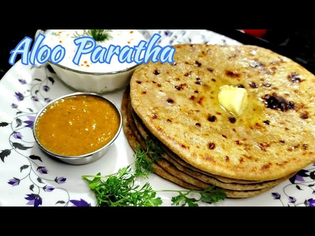 ब्रेकफास्ट में आज बना है टस्टी आलू मटर पाराठा - Aloo Paratha Recipe | Breakfast Lunch Recipe