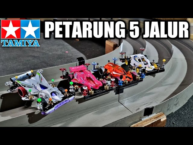 LATIHAN BUAT BALAP TAMIYA 5 JALUR STANDARD MAX PRO