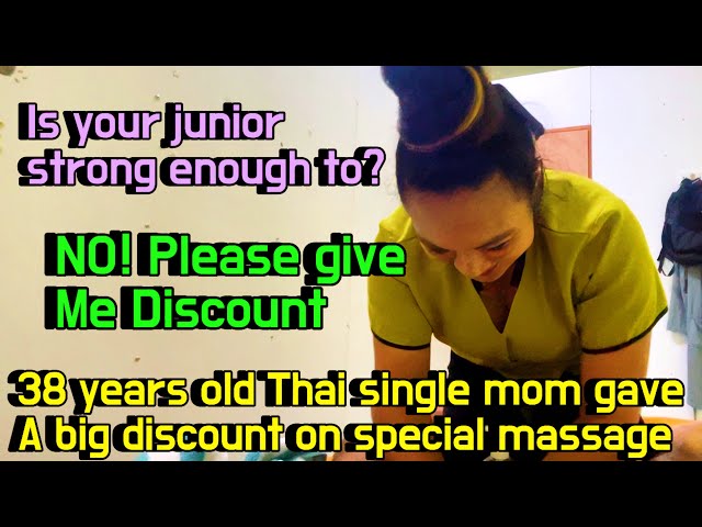 A Weird Rural Thai massage,38 years old Thai single mom did special massage,gave big discount part-2