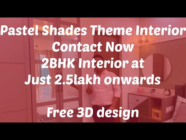 European Theme | Pastel Shades Home Interior by Sapna Renovations | Affordable & Flexible Budget