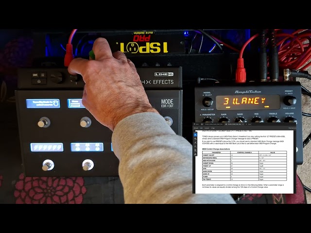 HX Effects to Control Tonex via MIDI (Tuner and Tap Tempo)