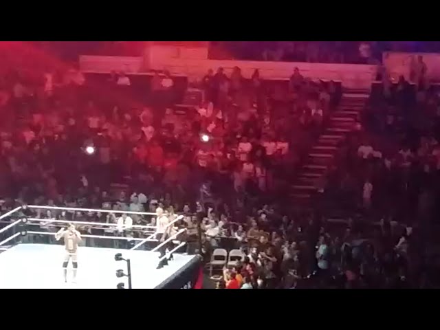 WWE Live Singapore 2017 Chris Jericho's entrance with promo