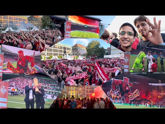 First Live Telecast Football Match Experience in Germany ⚽️🇩🇪 | 1. FC Kaiserslautern DFB-Pokal Final