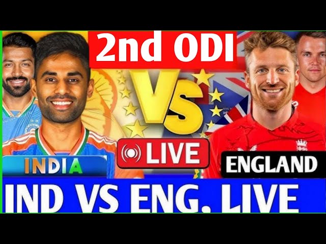 Live: India  vs England 2nd odi match | today cricket match india vs england #indvseng #livecricket