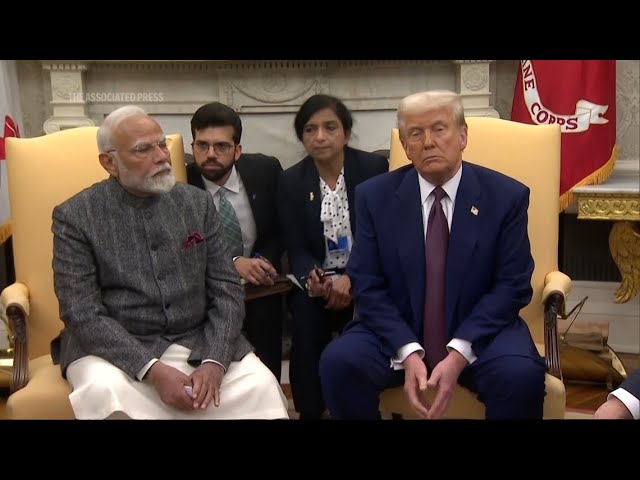 Tariffs loom over Indian Prime Minister Narendra Modi's visit with President Donald Trump