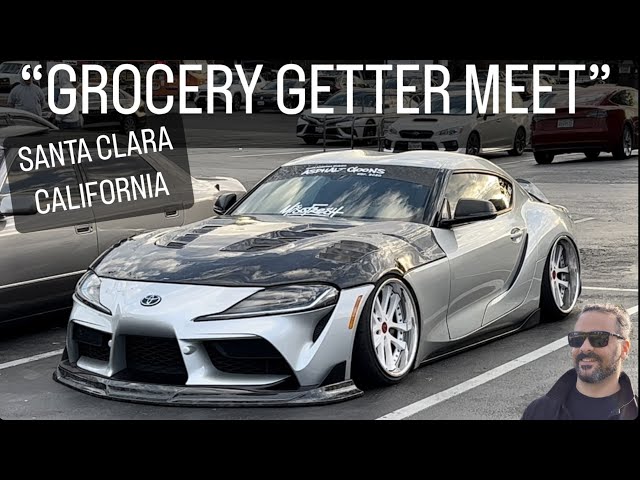 Supra Loaded With Forged Carbon Takes Over of Car Meet in California