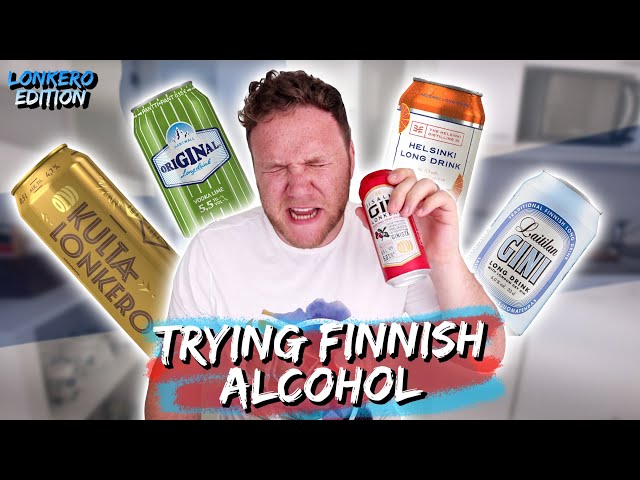 TRYING FINNISH ALCOHOL: LONKERO EDITION | Taste Test Tuesday