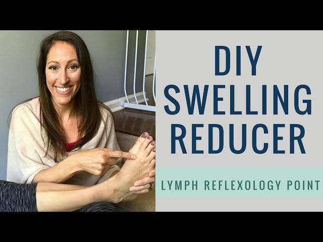 SIMPLE DIY Lymph Drainage | Reflexology Point for Lymphedema, Swelling and Edema