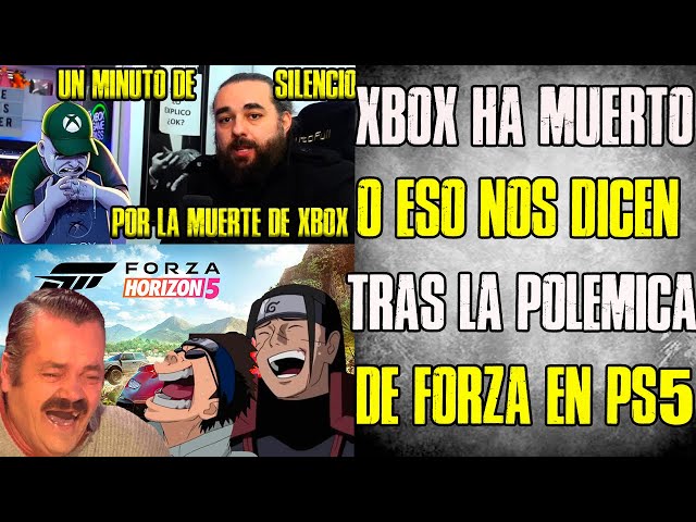 UN MINUTO DE SILENCIO POR XBOX!!! 🤣 Reaccionando a experto haciendo berrinche por FORZA EN LA PLEI 😂