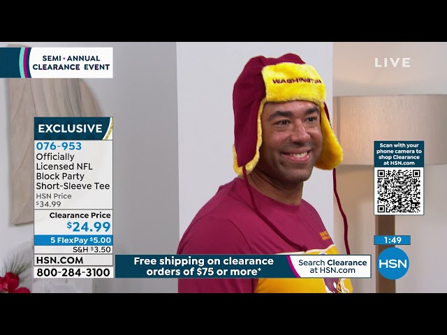 HSN | Semi-Annual Football Fan Shop Clearance 12.24.2021 - 08 AM