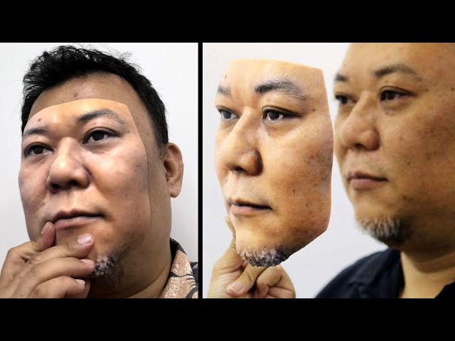 Expert Makes Replica of His Own Face - Weird News Halloween Edition