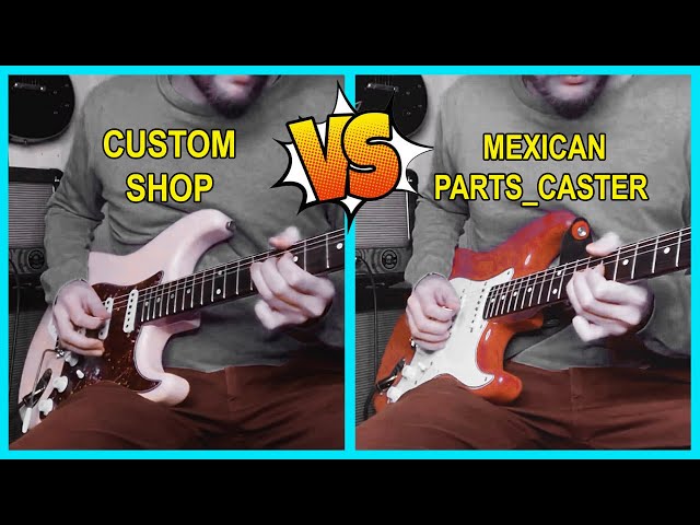 Fender Custom Shop VS Mexican Parts Caster | #guitar #customshop #fender