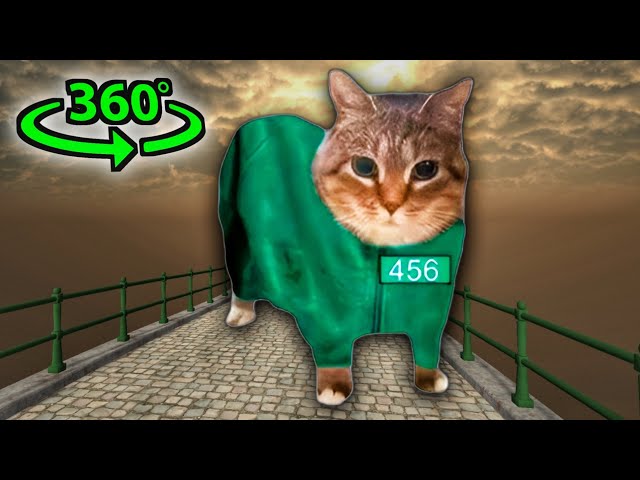 OIIAOIIA CAT Meme - 360° VR | (U II A IO UI A I O x Mingle Game Song)