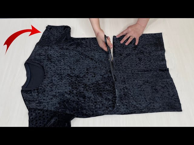 ✅💥 [DIY] Easy sewing!! Easily transform old clothes into new, luxurious clothes 🪡 Clothing recycling