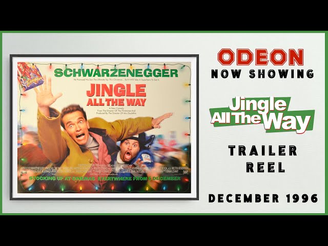 JINGLE ALL THE WAY (December 1996 Odeon Cinema Trailer Reel) -- Home Cinema