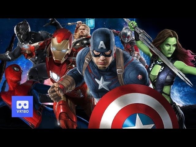 3D 180VR 4K Marvel's Avengers PS4 😍😍 gearvr 360vr psvr