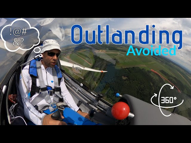 OMG I got low in glider again | Low safe | Avoided outlanding I 360 VR Video