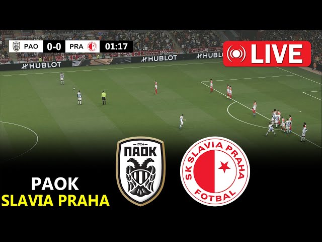 🔴Ζωντανά : Paok vs Slavia Praha |  Uefa Europa League 2025 |  Πλήρης αγώνας