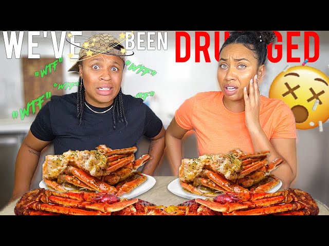 We found D.R.U.G.S in our FOOD! 😱 (Seafood Mukbang)