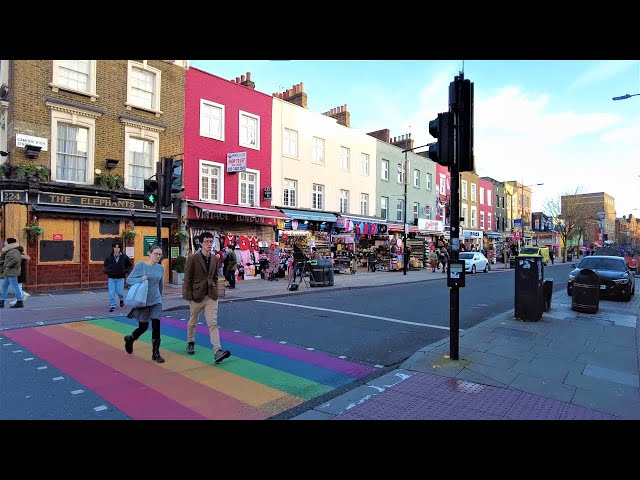 Walking around Camden High Street - 360 Degree - 5k - VR Experience