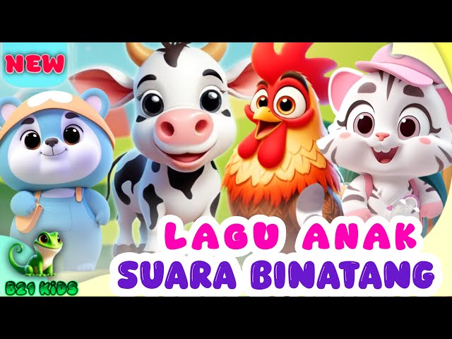 LAGU ANAK SUARA BINATANG TERBARU - LABUBU - TEK KOTEK ANAK AYAM DAN LAINNYA | LAGU ANAK POPULER