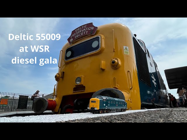 Deltic 55009 at WSR diesel Gala 2023