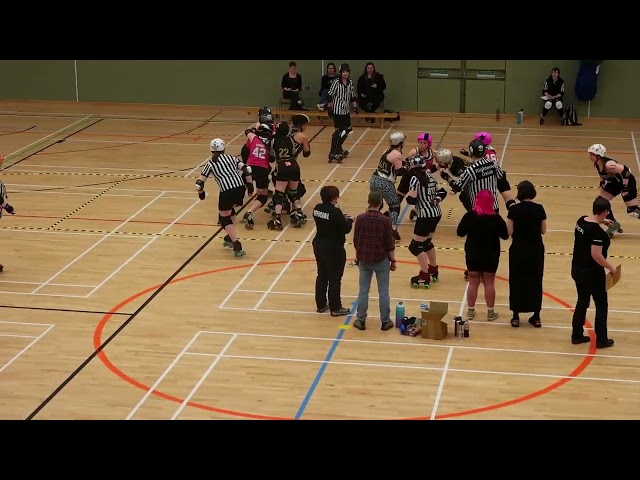 DRD Host 5NRD T2N: Dundee Roller Derby v Newcastle Period 1 [16 Mar 2024]