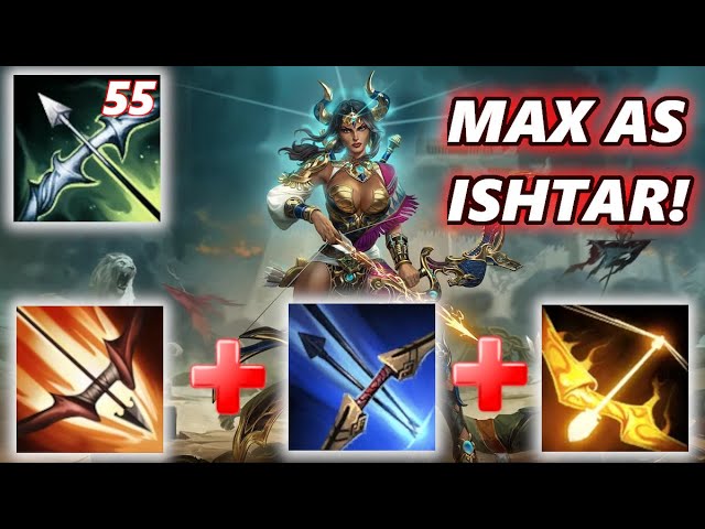 BREAKING THE GAME WITH ATTACK SPEED ISHTAR - Season 9 PTS Duel - SMITE