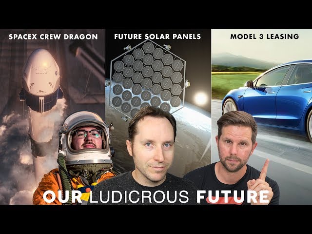 Ep 22 - SpaceX Crew Dragon Launch, Future Solar Panels and Tesla Model 3 Leasing