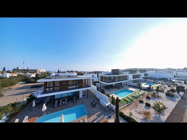 Elite Pearl Villas Fig Tree Bay Protaras Drone Video 07 Jan 2025 By www.Virtual-Cyprus.com