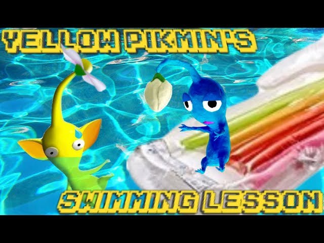 Yellow Pikmin's Swimming Lesson