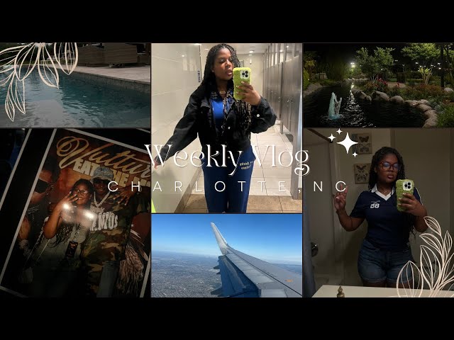 Weekly Vlog Charlotte, NC: Rob49 & Skilla baby concert, Flying to North Carolina!