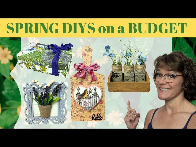 🌼🌼4 BUDGET Spring DIY Projects for a Beautiful Home | Dollar Tree DIY | Magnolia Design Co🌼🌼