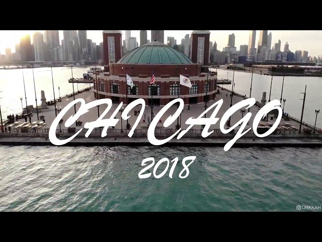 Chicago aerial view (Drone footage, Fall 2018)