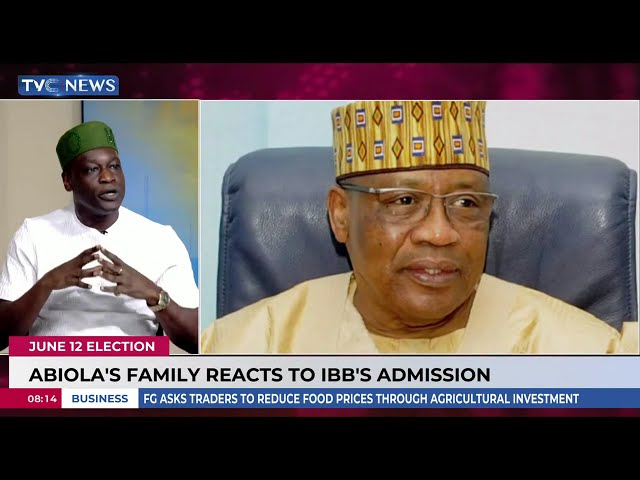 Abiola's Family Reacts To IBB's Admission Of June 12 Election | TVC Breakfast