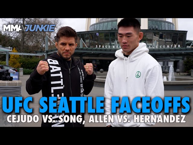 UFC Seattle Faceoffs: Henry Cejudo vs. Song Yadong, Allen vs. Hernandez at Space Needle