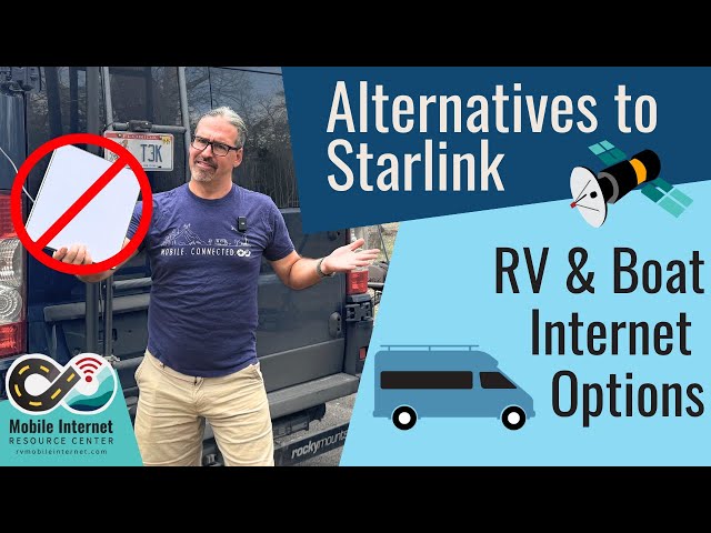 Starlink Alternatives for RV & Boat Mobile Internet