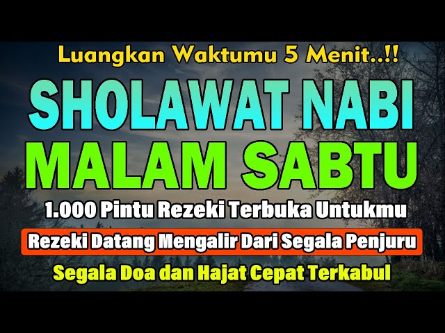 PUTAR SIANG INI !! Sholawat Jibril Pengabul Hajat,Mendatangkan Rezeki, Penghapus Dosa,syafaat